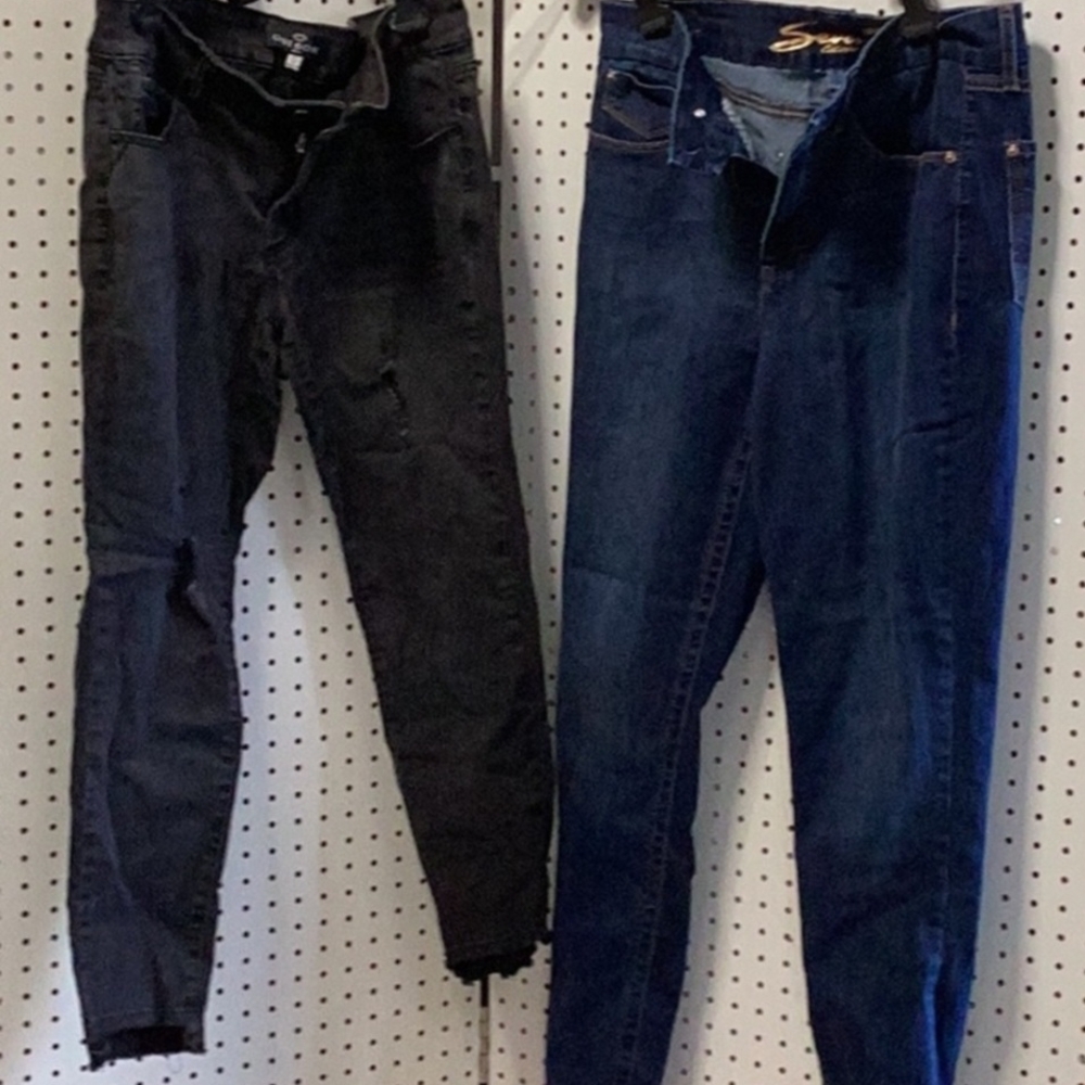 Jeans and jean shorts